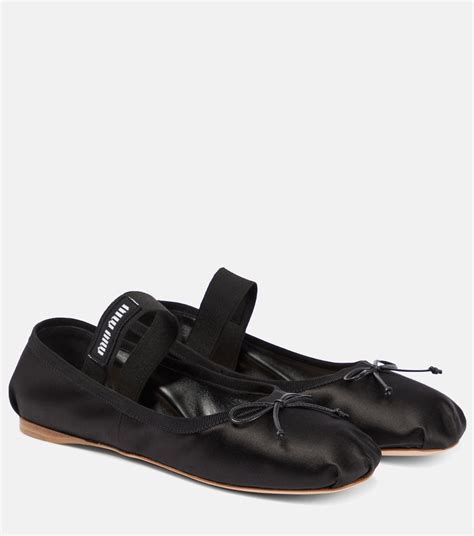 miu miu black ballet flats|marie claire ballet flats.